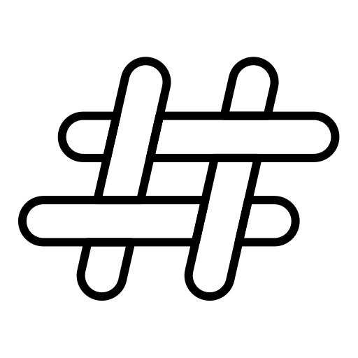 Hashtag icon